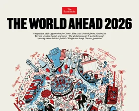 Обложка The Economist 2026: скрытые символы, мемы и политические приколы